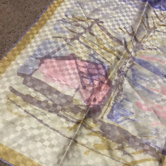Vintage Vera Scarf-Silk-25x25 - Picture 9 of 17